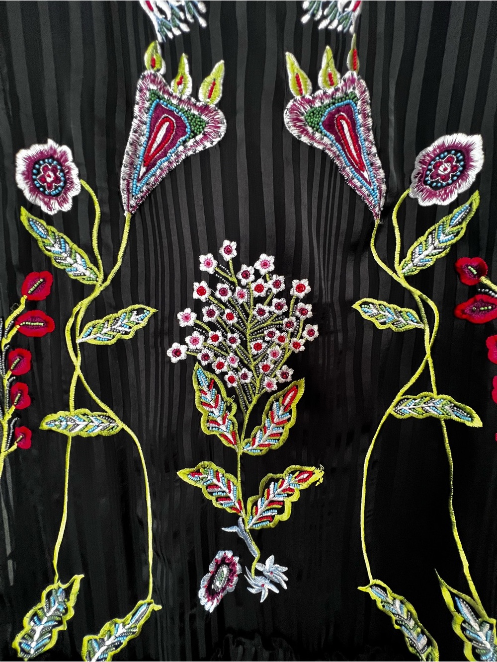 Anthropologie, Not So Serious, size 16 beaded Corsica dress - Picture 8 of 10